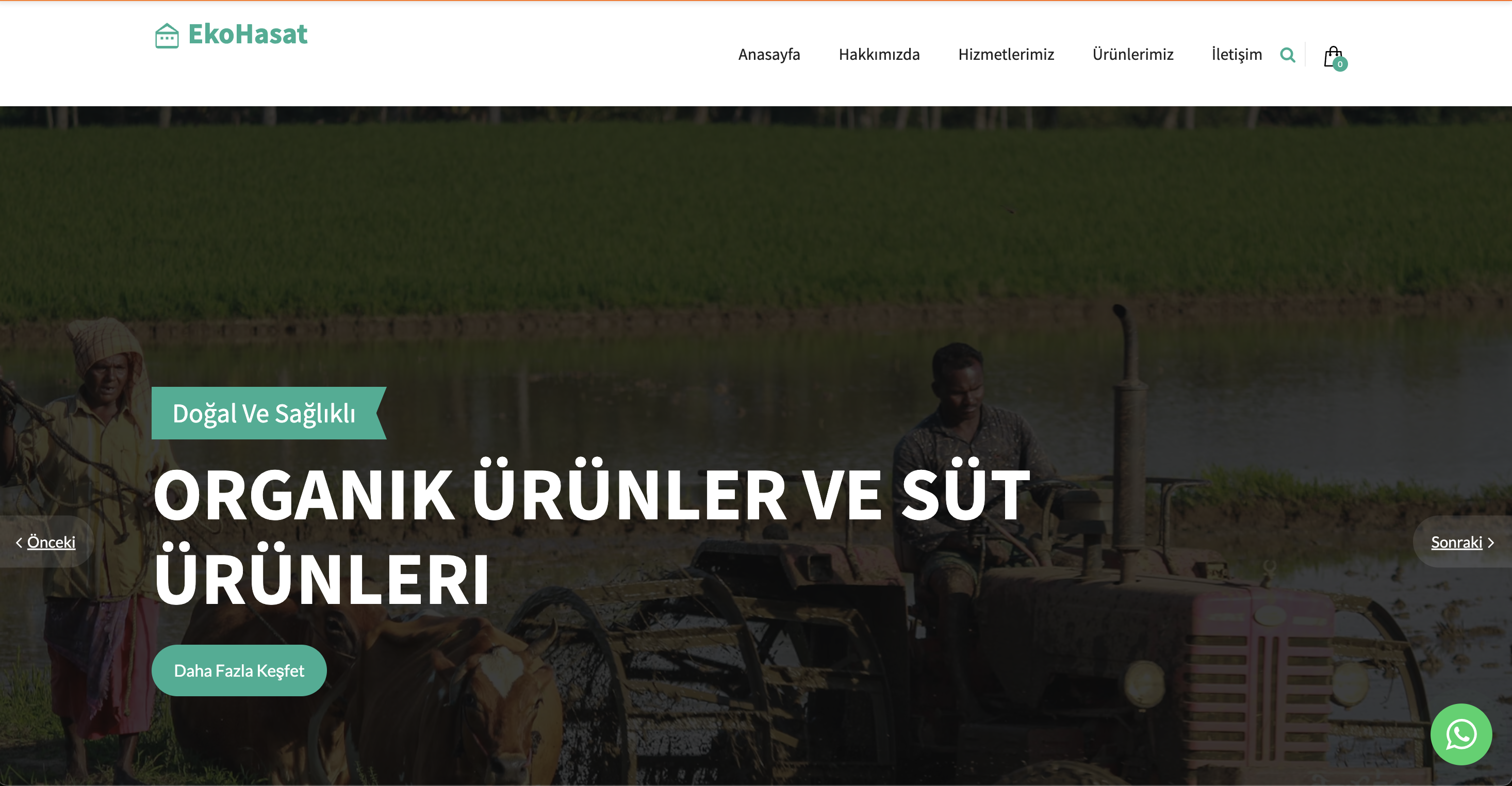 Eko Hasat - Tarım Market Demo